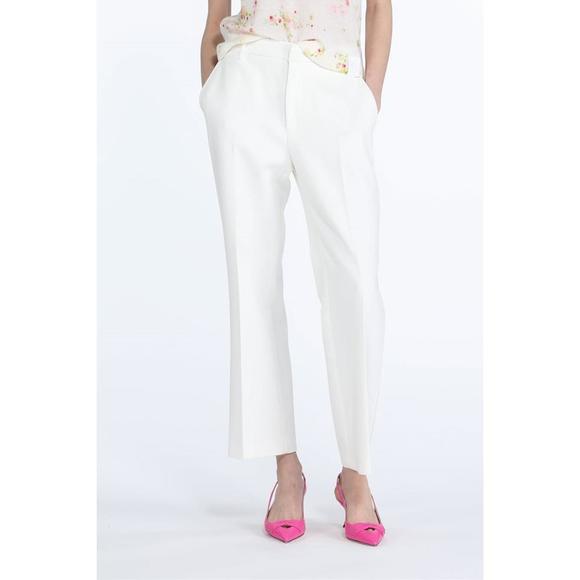 NEW N°21 crop length pant in ecru - Picture 1 of 4